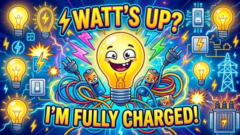 Short & One-Liner Electricity Puns for Captions