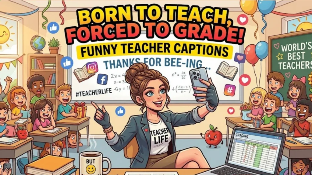 Short Teacher Captions for Social Media