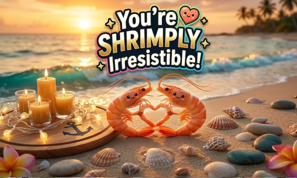 Shrimp Love Puns & Cute Shellfish Quotes
