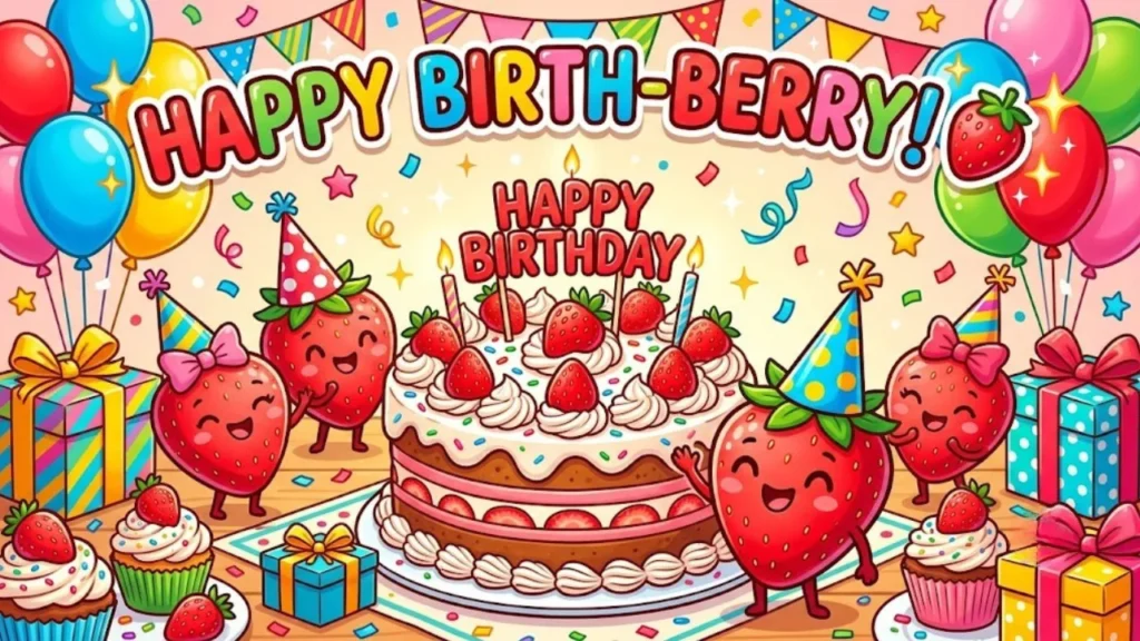 Strawberry Puns for Birthdays, Kids & Every Occasion