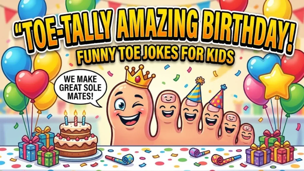 Toe Puns For Every Occasion: Birthday, Kids, Work And Big Toe