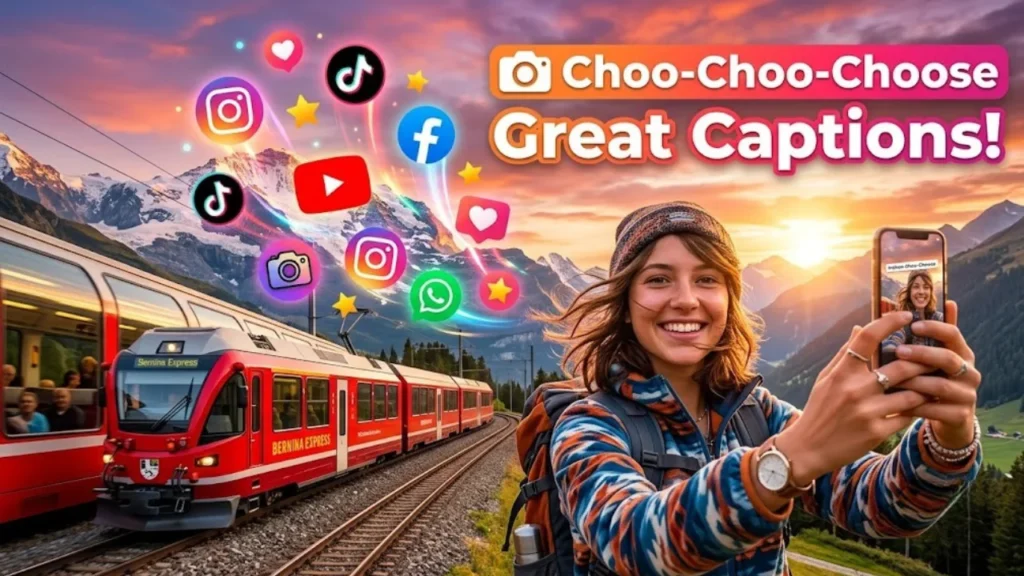 Train Puns for Instagram Captions & Social Media