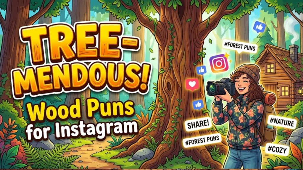 Wood Puns for Instagram Captions