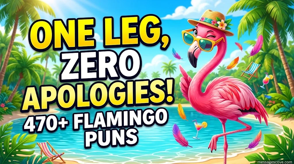 470+ Funny Flamingo Puns, One-Liners & Clever Jokes