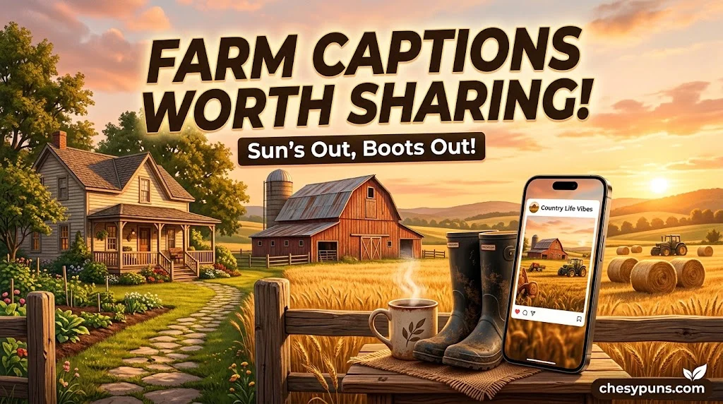 Best Farm Puns for Instagram & Captions