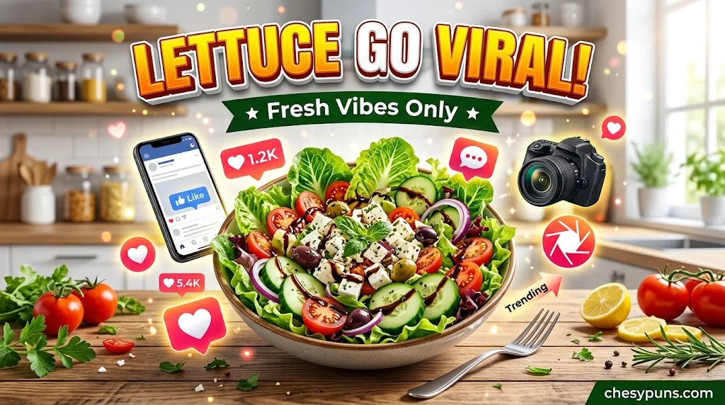 Best Lettuce Puns for Instagram Captions and Social Media