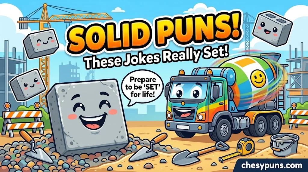 Clever Concrete Jokes & Cement Puns for Every Job Site