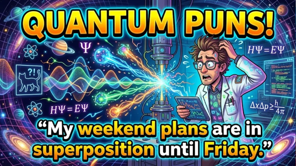 Clever Science Jokes & Physics Wordplay