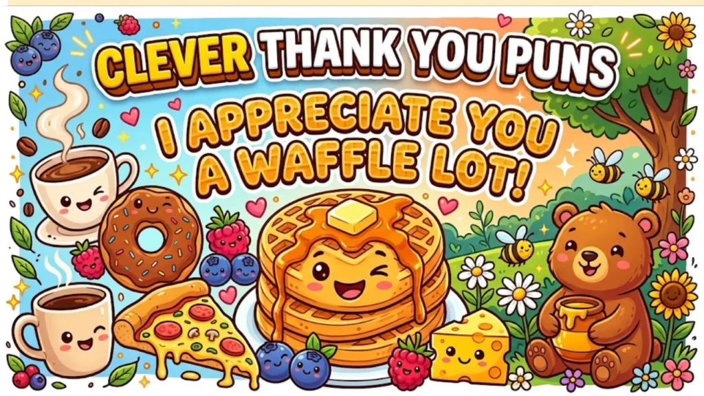 Clever Thank You Puns by Theme