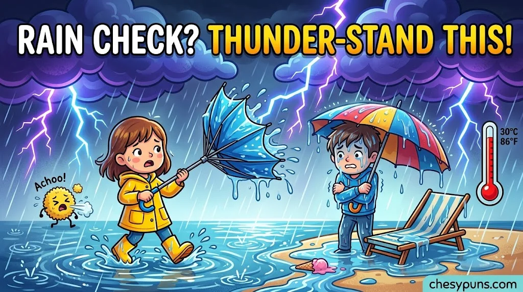 Clever Weather Jokes, Q&A Puns & Idiom Twists
