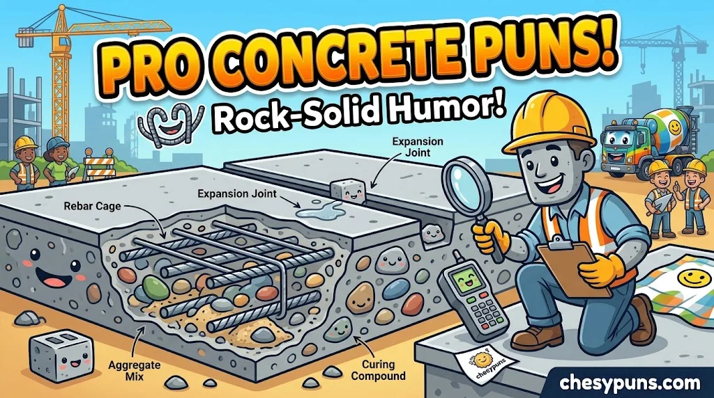 Concrete Dad Jokes & Puns for Everyone