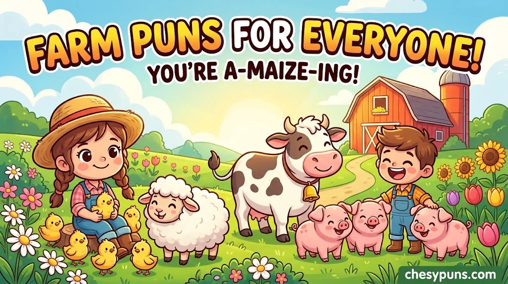 Cute, Romantic & Kid-Friendly Farm Puns