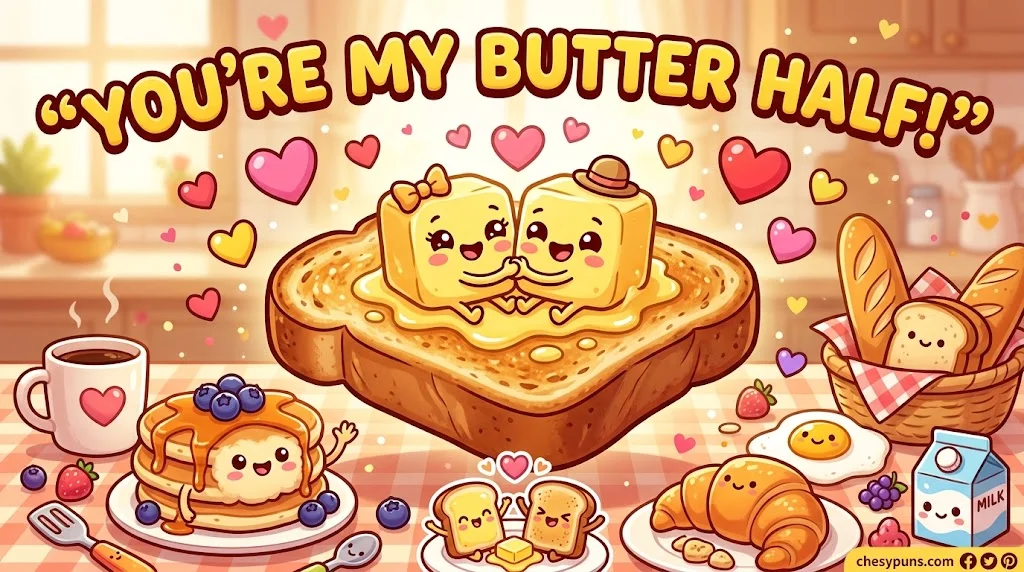 Cute, Romantic & Kid-Friendly Butter Puns