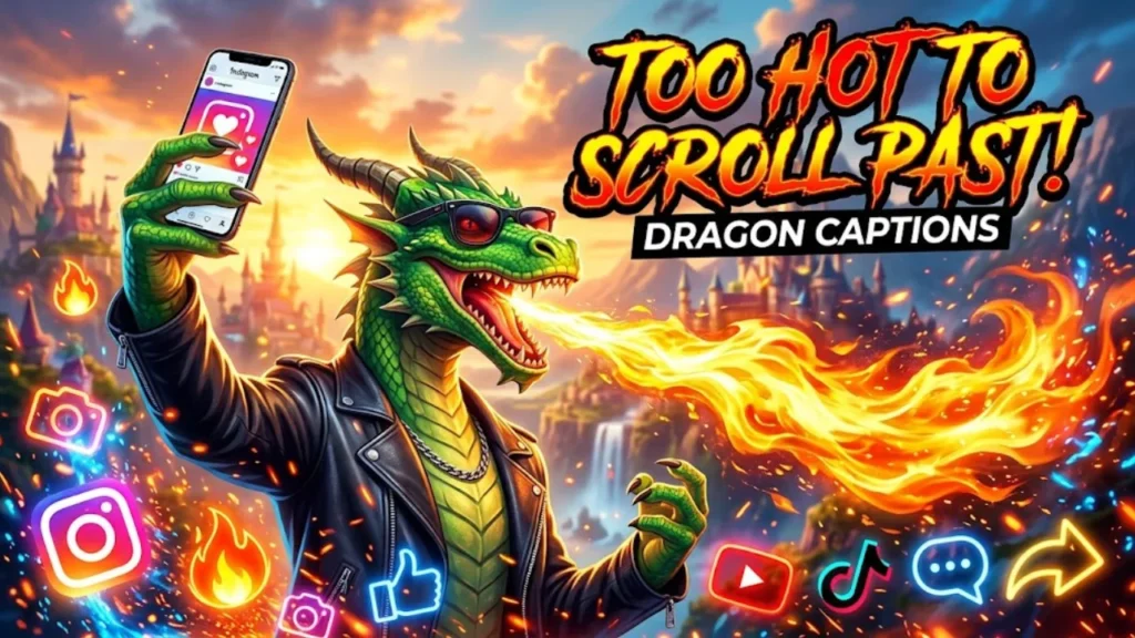 Dragon Captions for Instagram and Social Media
