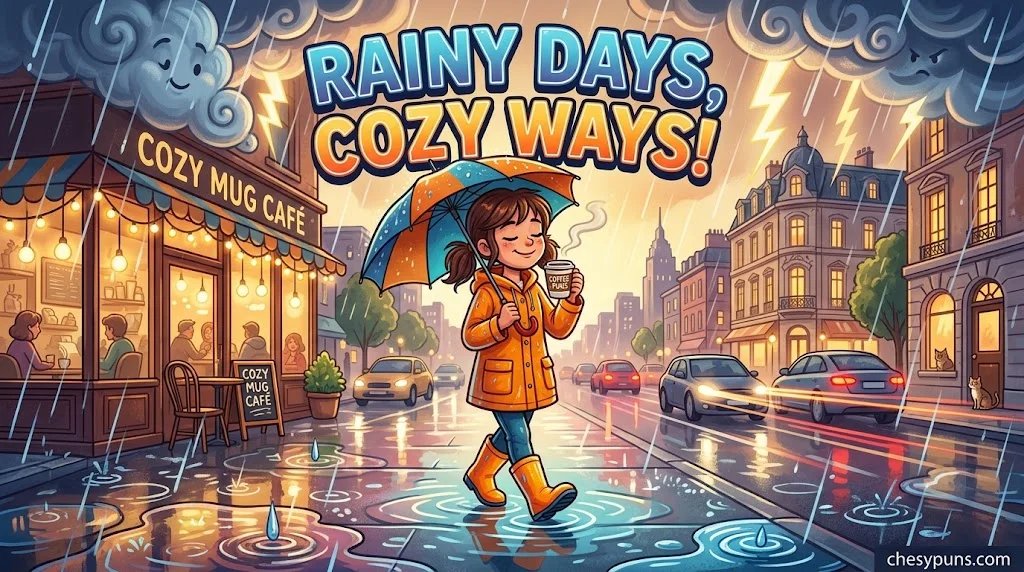 Drizzle-Worthy Rain Captions for Social Media