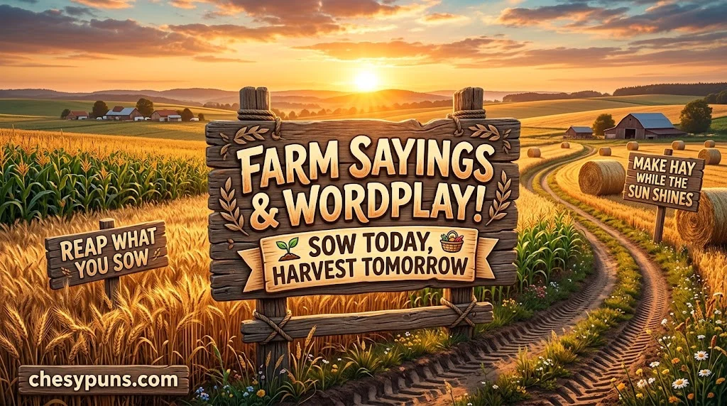 Farm Sayings, Idioms & Wordplay