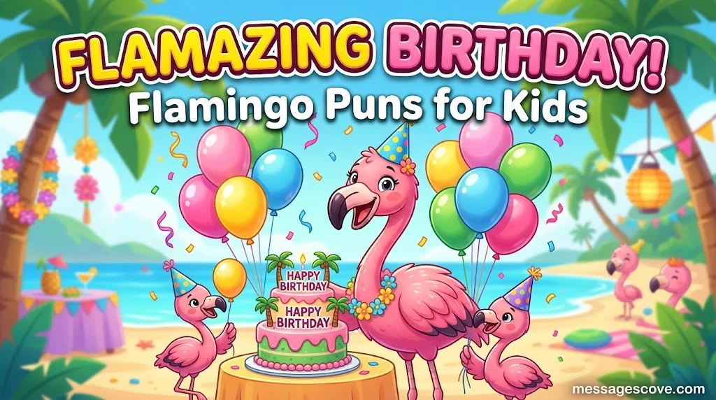Flamingo Birthday Puns