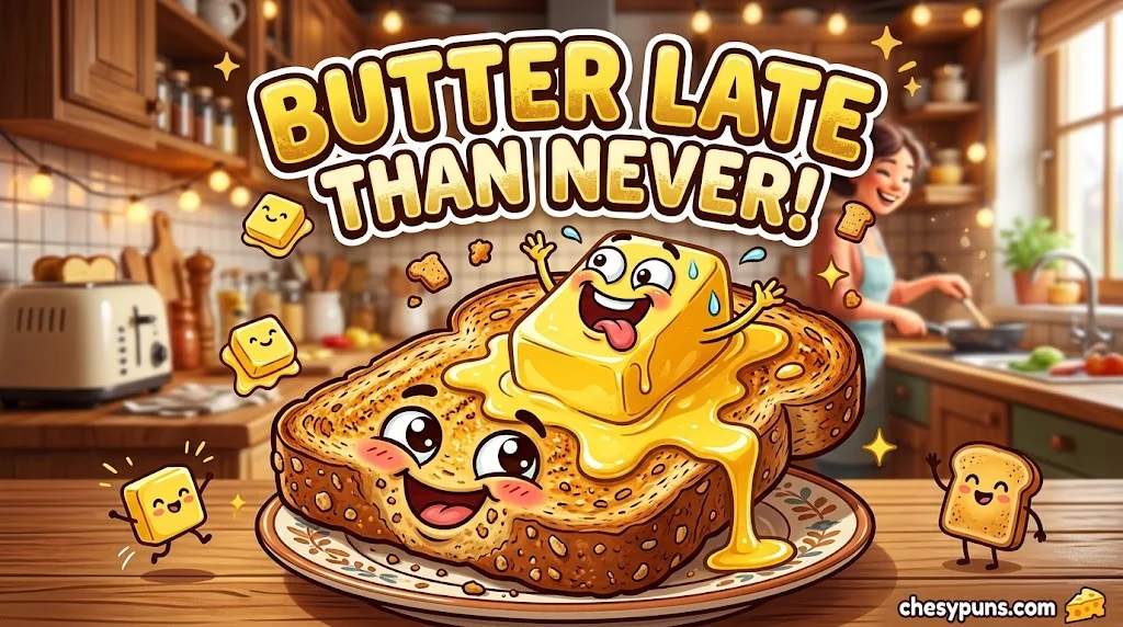 Funny Butter Puns & Short One-Liners