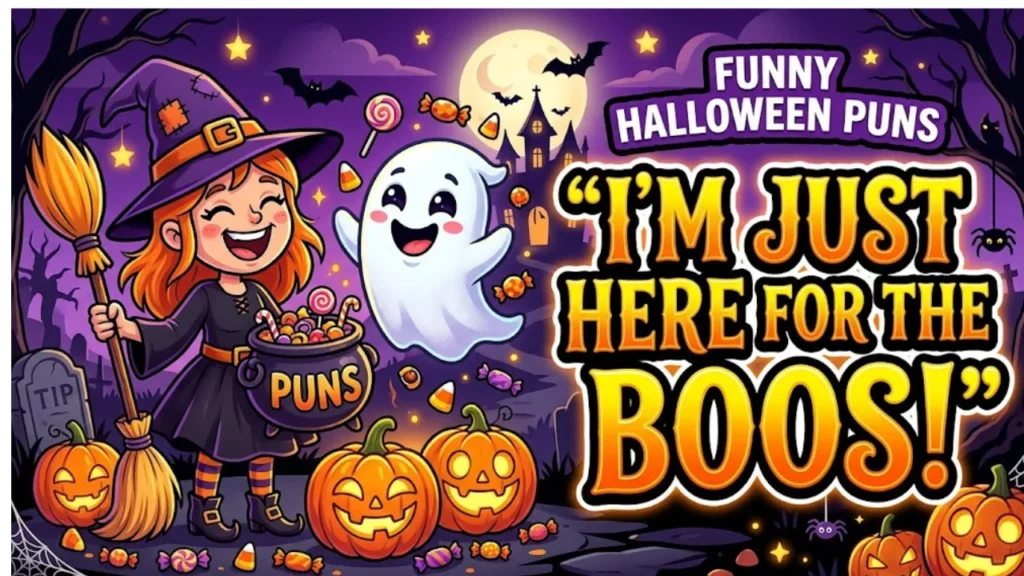 Funny Halloween Puns & One-Liners for Captions