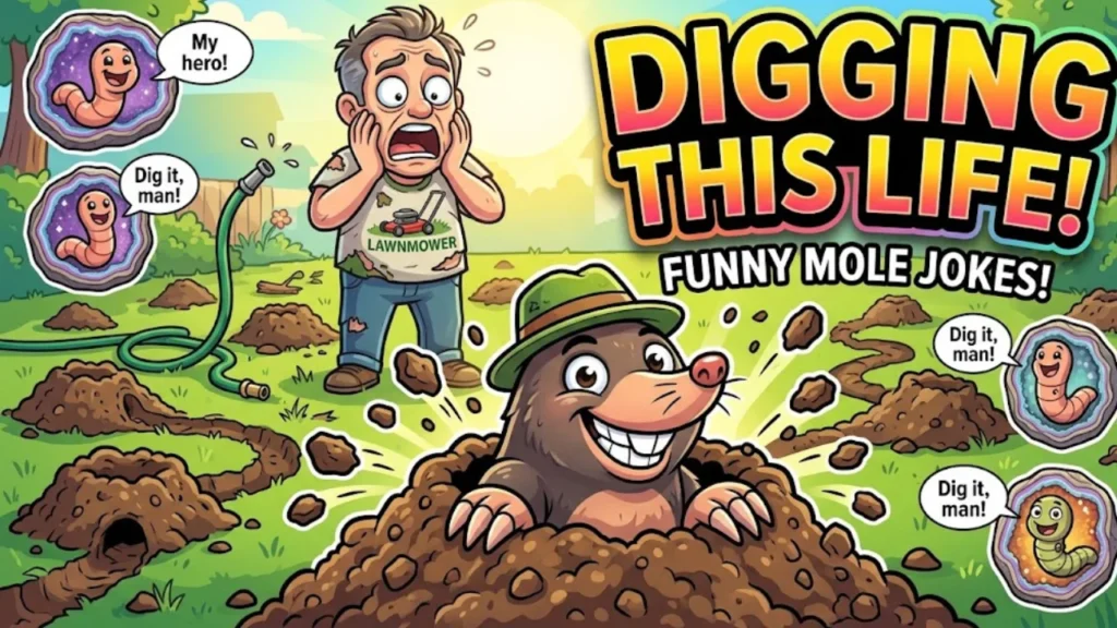 Funny Mole One-Liners & Clever Jokes