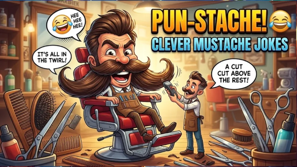 Funny Mustache Puns — Best One-Liners