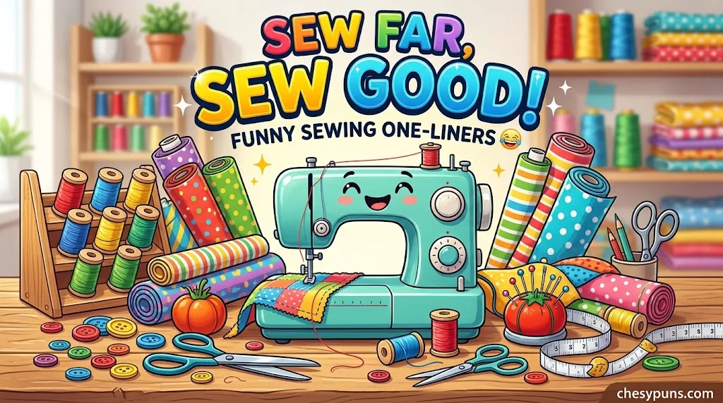 Funny Sewing One-Liners