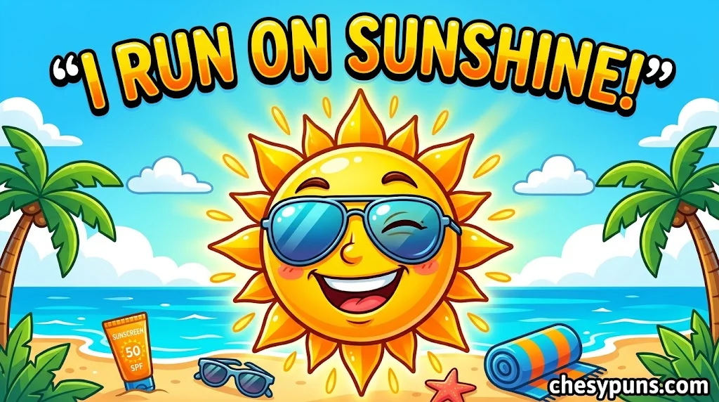 Funny Sun Puns One-Liners