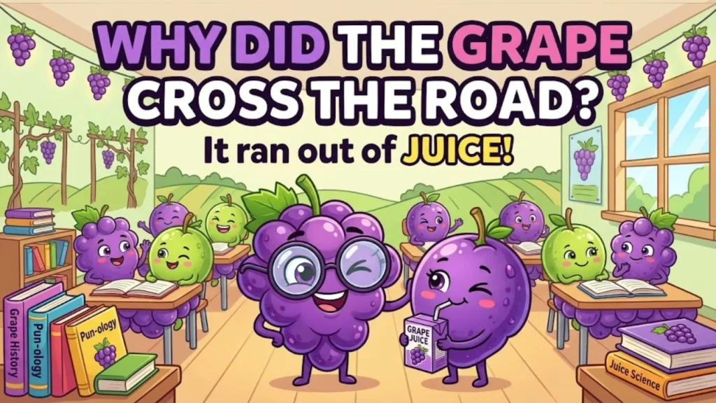 Grape Jokes for Kids & Unique Grape Puns You Won't Find Elsewhere