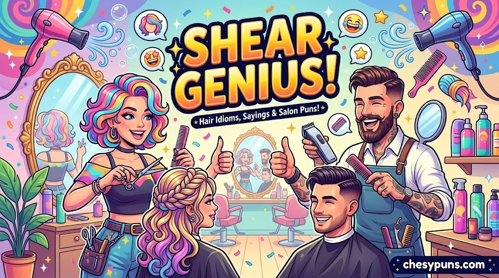 Hair Idioms, Sayings & Salon Puns