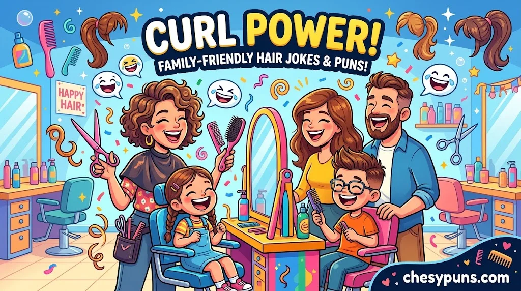 Hair Jokes and Puns for Every Age