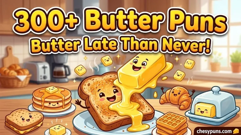 300+ Hilarious Butter Puns: Funny One-Liners, Clever Butter Jokes & Spread-Worthy Captions (2026)