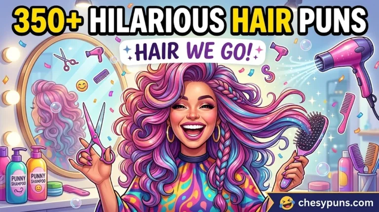 350+ Hilarious Hair Puns: Funny One-Liners, Clever Hair Jokes & Strand-Worthy Captions (2026)