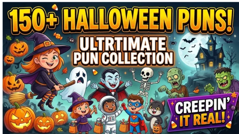 150+ Hilarious Halloween Puns: Funny One-Liners, Spooky Jokes & Fang-tastic Halloween Captions (2026)