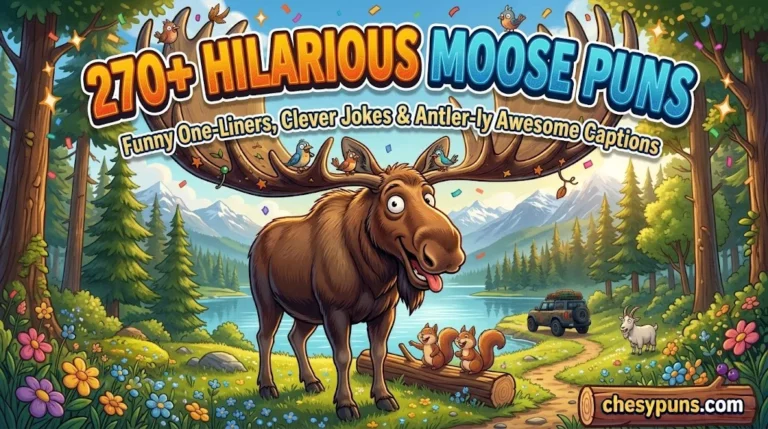 270+ Hilarious Moose Puns: Funny One-Liners, Clever Moose Jokes & Antler-ly Awesome Captions (2026)
