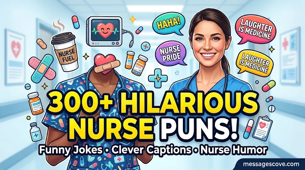 300+ Hilarious Nurse Puns: Funny One-Liners, Clever Nursing Jokes & Care-Worthy Captions (2026)