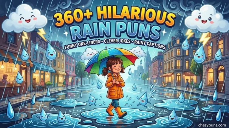360+ Hilarious Rain Puns: Funny One-Liners, Clever Rainy Jokes & Drizzle-Worthy Captions (2026) ☔🌧️