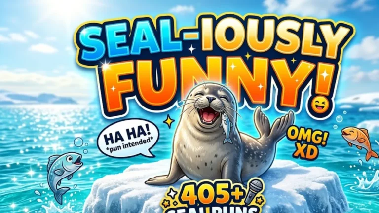 405+ Hilarious Seal Puns: Funny One-Liners, Clever Sea Jokes & Sealed-with-Laughter Captions (2026)