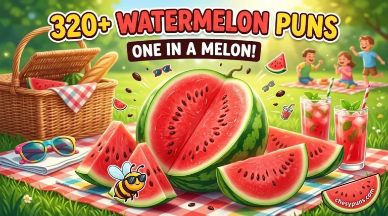 320+ Hilarious Watermelon Puns: Funny One-Liners, Clever Melon Jokes & Rind-Worthy Captions (2026)