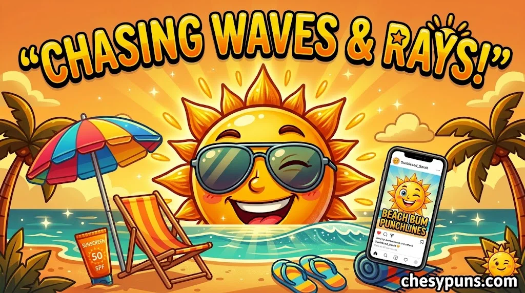 How to Use Sun Puns in Messages, Captions & Real Life