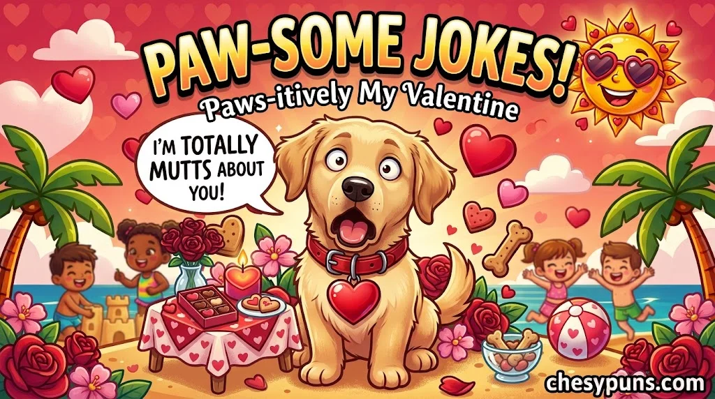 Paw-some Dog Valentine's Day Jokes