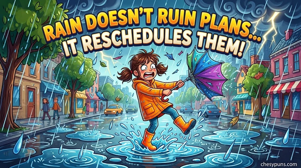 Rain Sayings, Idioms & Funny Words