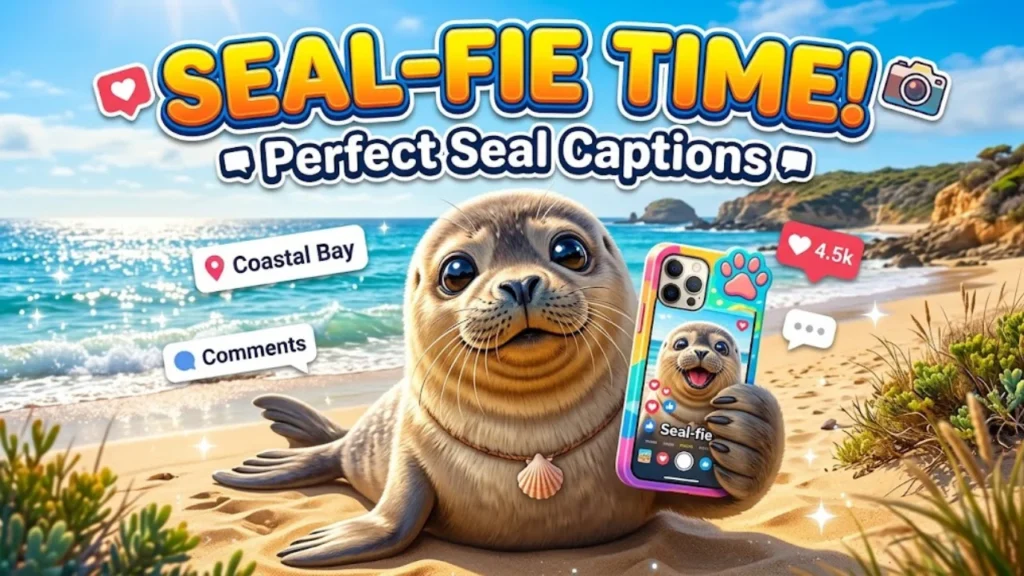 Seal Puns for Captions, Instagram & Social Media