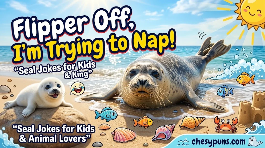 Seal Puns for Kids, Animal Lovers & Sarcastic Seal Jokes