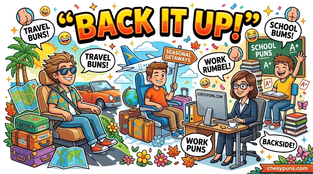 Seasonal, Travel & Bonus Butt Puns