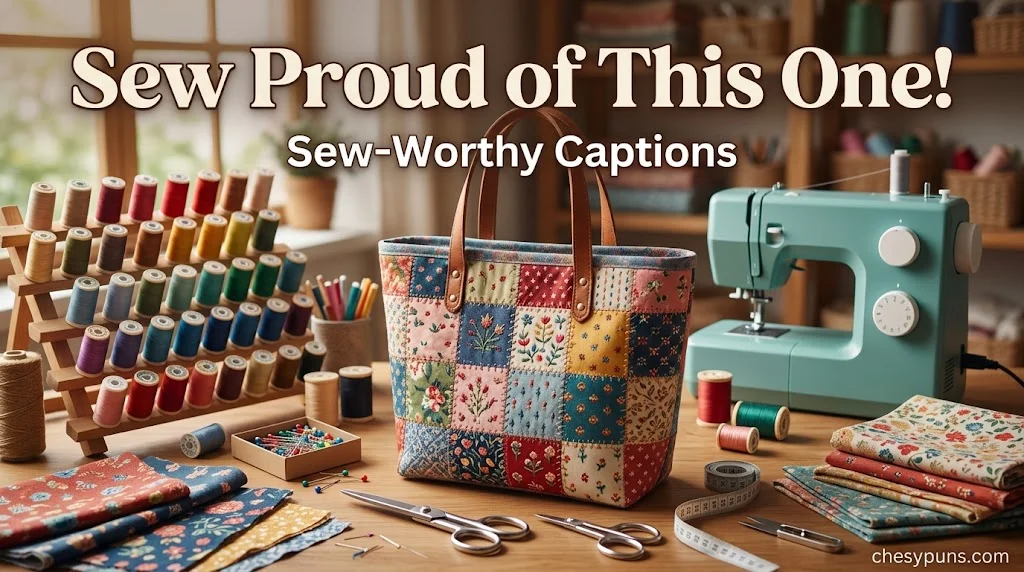 Sew-Worthy Instagram Captions for Your Sewing Projects
