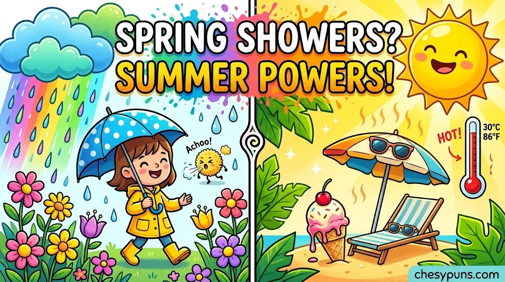 Short Weather Puns for Rain, Storms, Wind & Snow