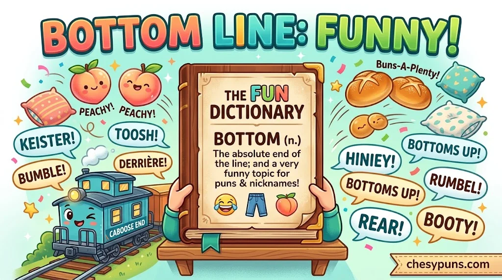 Slang, Nicknames & Fun Words for Buttocks