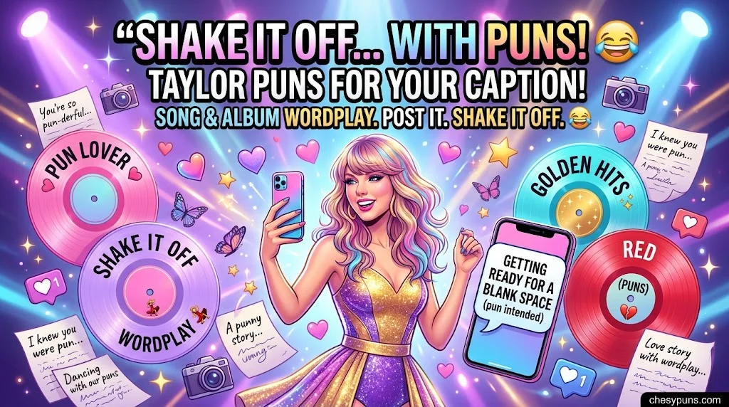 Taylor Swift Puns for Captions and Social Media