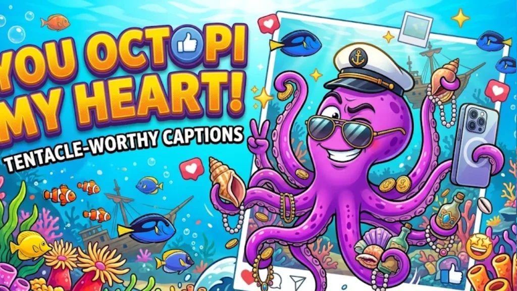 Tentacle-Worthy Octopus Captions for Instagram & Social Media