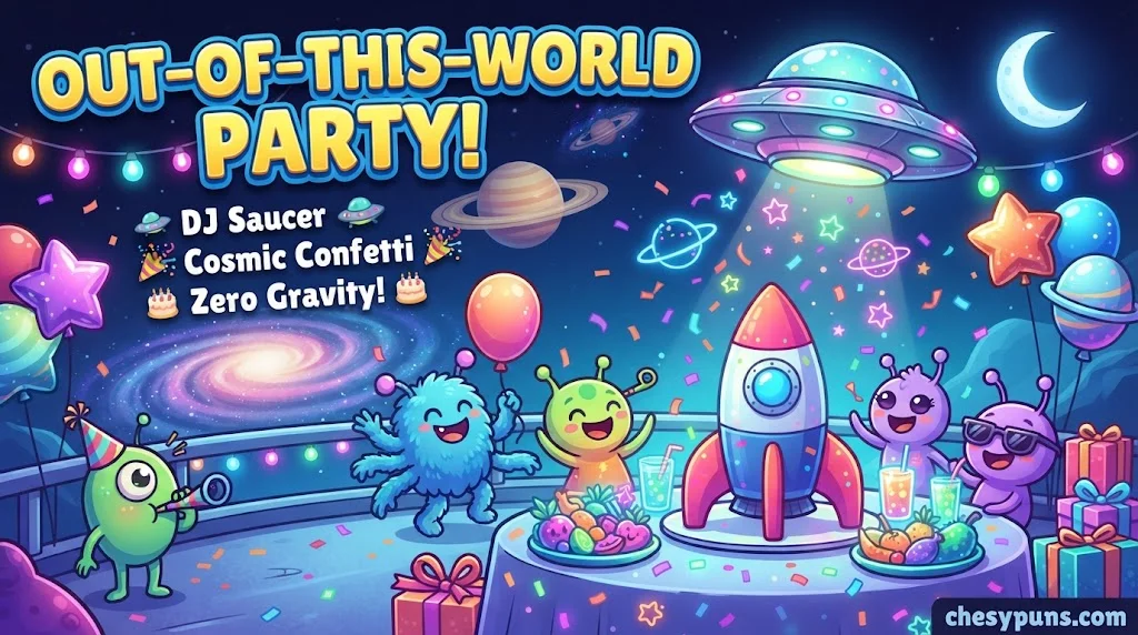 Alien Pun Names, Party Puns and Sci-Fi Jokes